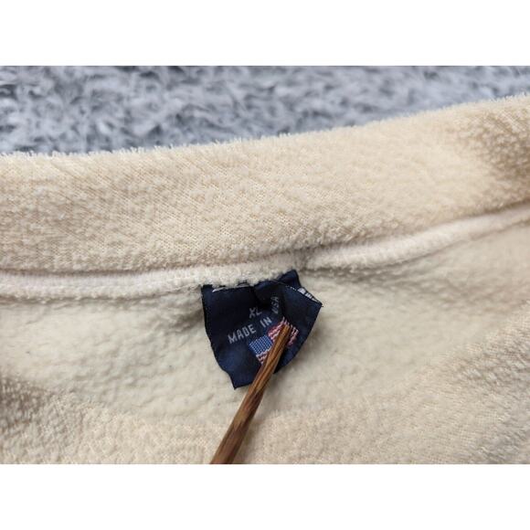 Vintage San Diego Ca Sweatshirt Adult Extra Large Beige Embroidered Destination - Picture 2 of 7